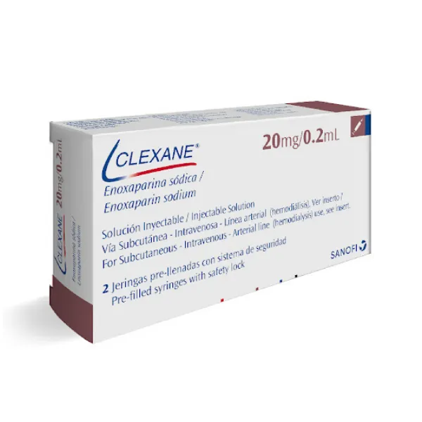 Clexane 2,000 IU (20 mg)/0.2 ml solution for injection in pre-filled syringe solution for injection in a pre-filled syringe