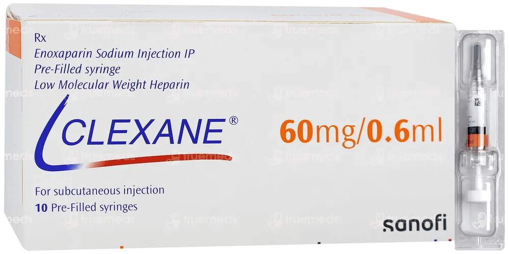 Clexane 6,000 IU (60 mg)/0.6 ml solution for injection in pre-filled syringe solution for injection in a pre-filled syringe