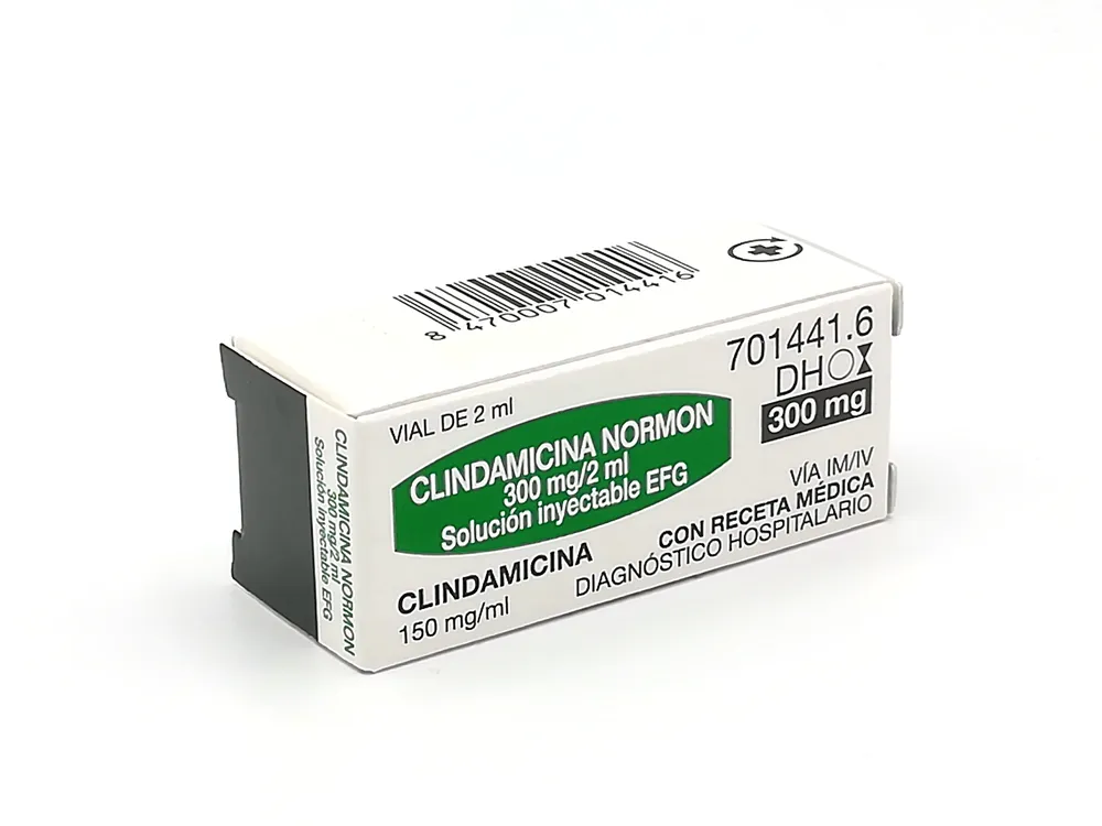 Clindamycin Normon 300 mg/2 ml solution for injection EFG solution for injection
