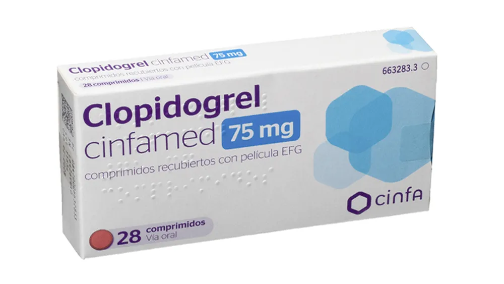 Clopidogrel Cinfamed 75 mg film-coated tablets EFG tablets, film-coated