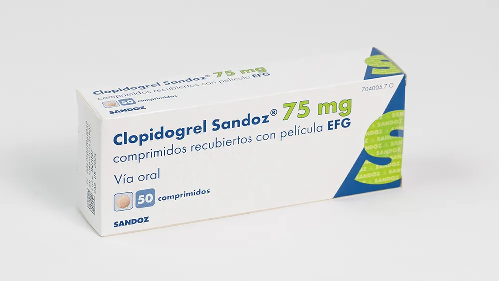 Clopidogrel Sandoz 75 mg film-coated tablets EFG tablets, film-coated