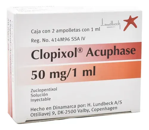 Clopixol Acuphase 50 mg/ml solution for injection solution for injection