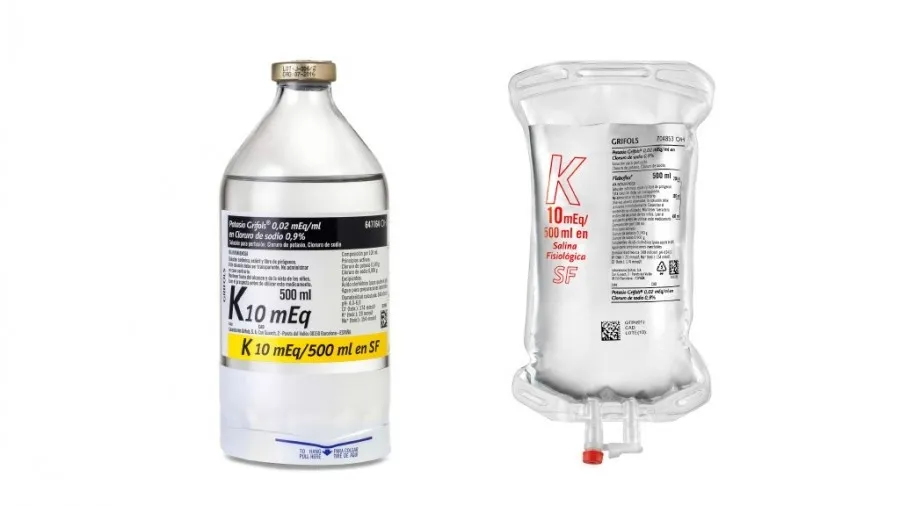Хлорид калия Каби 0,02 МЕк/мл в глюкозе 3,3% и хлориде натрия 0,3% раствор для инфузий раствор для инфузий