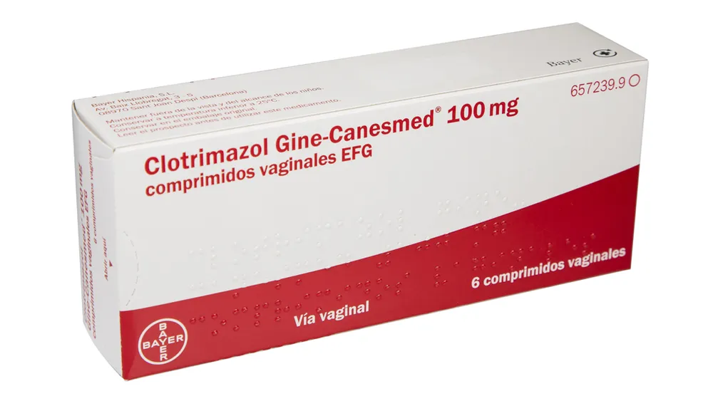 Clotrimazole Gine-Canesmed 100 mg vaginal tablets EFG tablets, vaginal