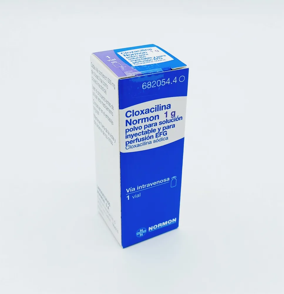 Cloxacillina Normon 1 g polvere per soluzione iniettabile e per infusione EFG polvere per preparazione di sospensione iniettabile
