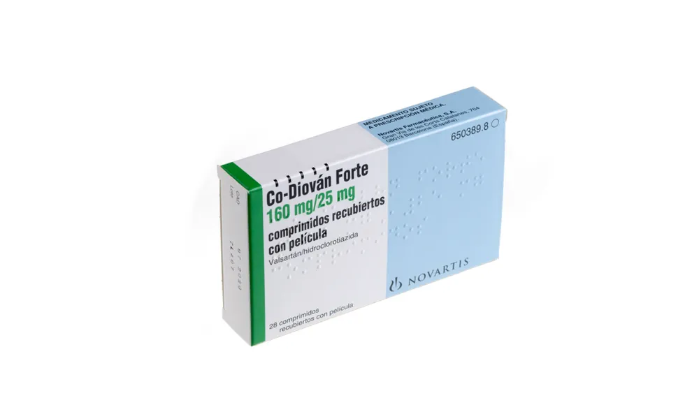 Co-Diovan Forte 160 mg/25 mg compresse rivestite con film compresse, rivestite con film