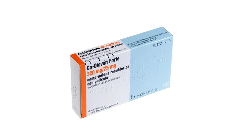 Co-Diovan Forte 320 mg/25 mg compresse rivestite con film compresse, rivestite con film