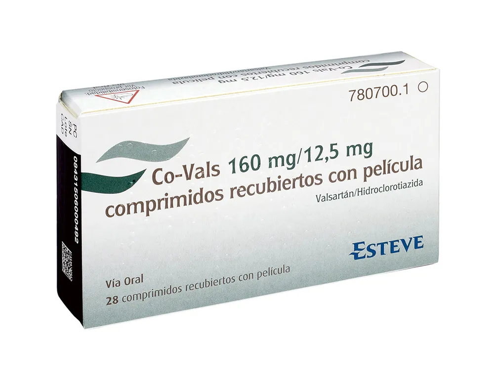 Co-vals 160 mg/12,5 mg, compresse rivestite con film compresse, rivestite con film