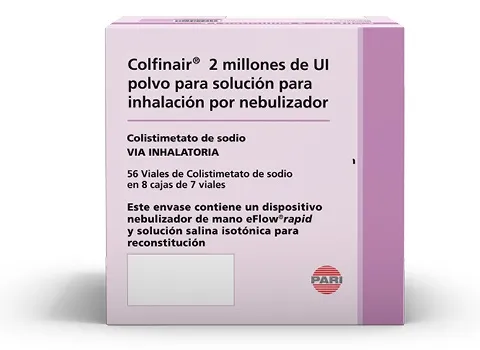 Colfinair 2 million IU powder for solution for inhalation by nebulizer powder for solution for inhalation by nebulizer