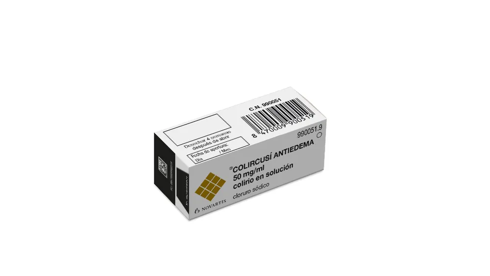 Colircusi Antiedema 50 mg/ml eye drops solution solution, ophthalmic