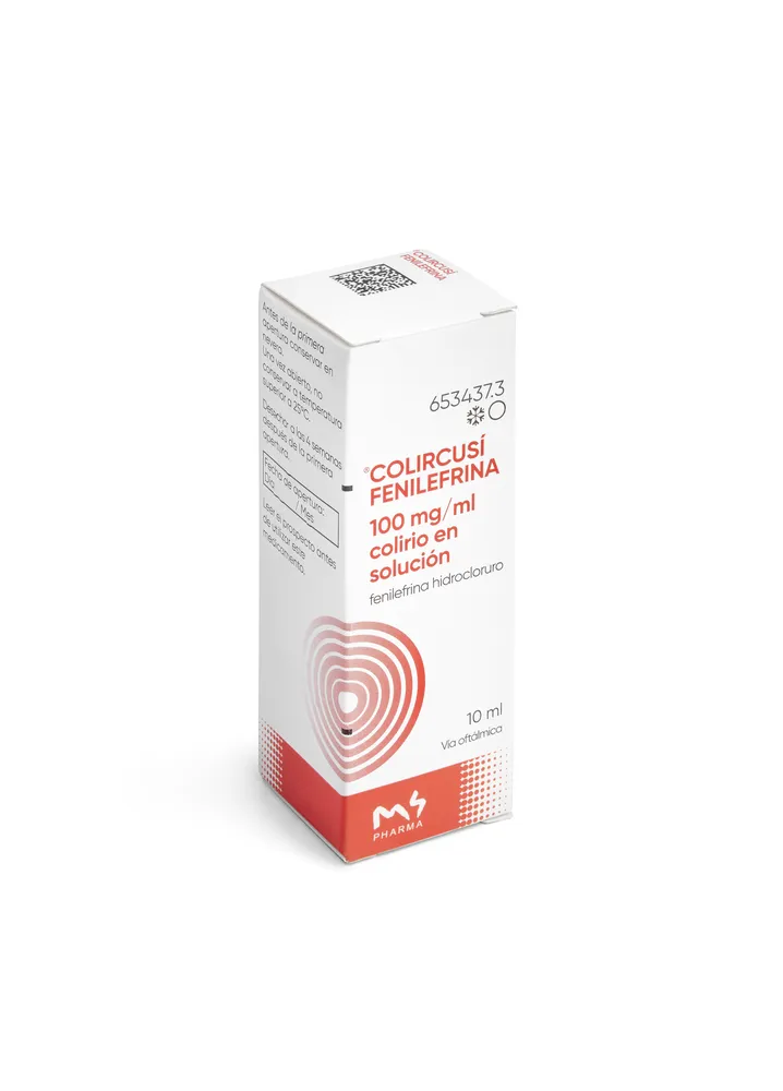 Colircusi fenilefrina 100 mg/ml collirio in soluzione soluzione, oculare