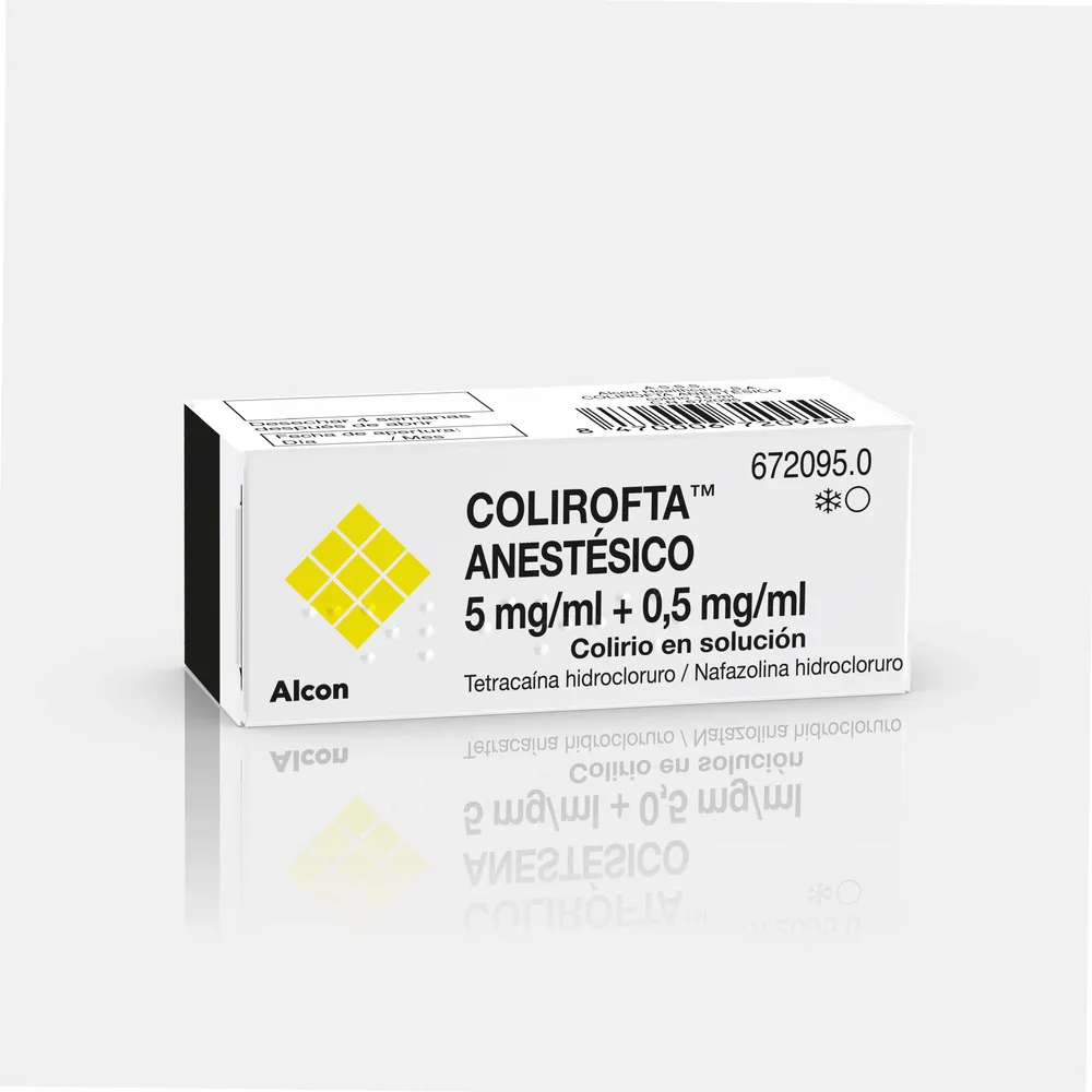 Colirofta Anestesico 5 mg/ml + 0.5 mg/ml solution for eye drops solution, ophthalmic