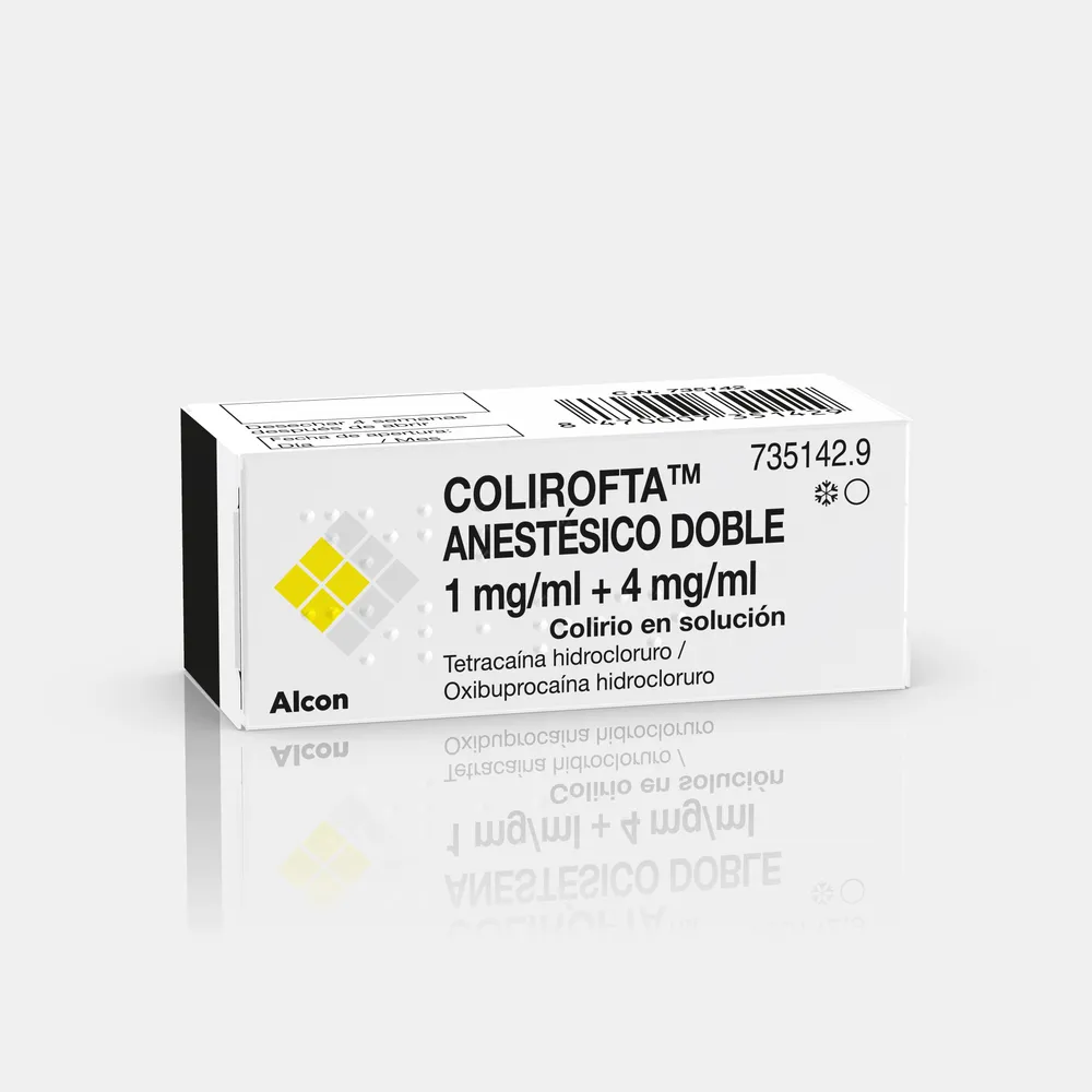 Colirofta Anestesico Doble 1 mg/ml + 4 mg/ml eye drops solution solution, ophthalmic