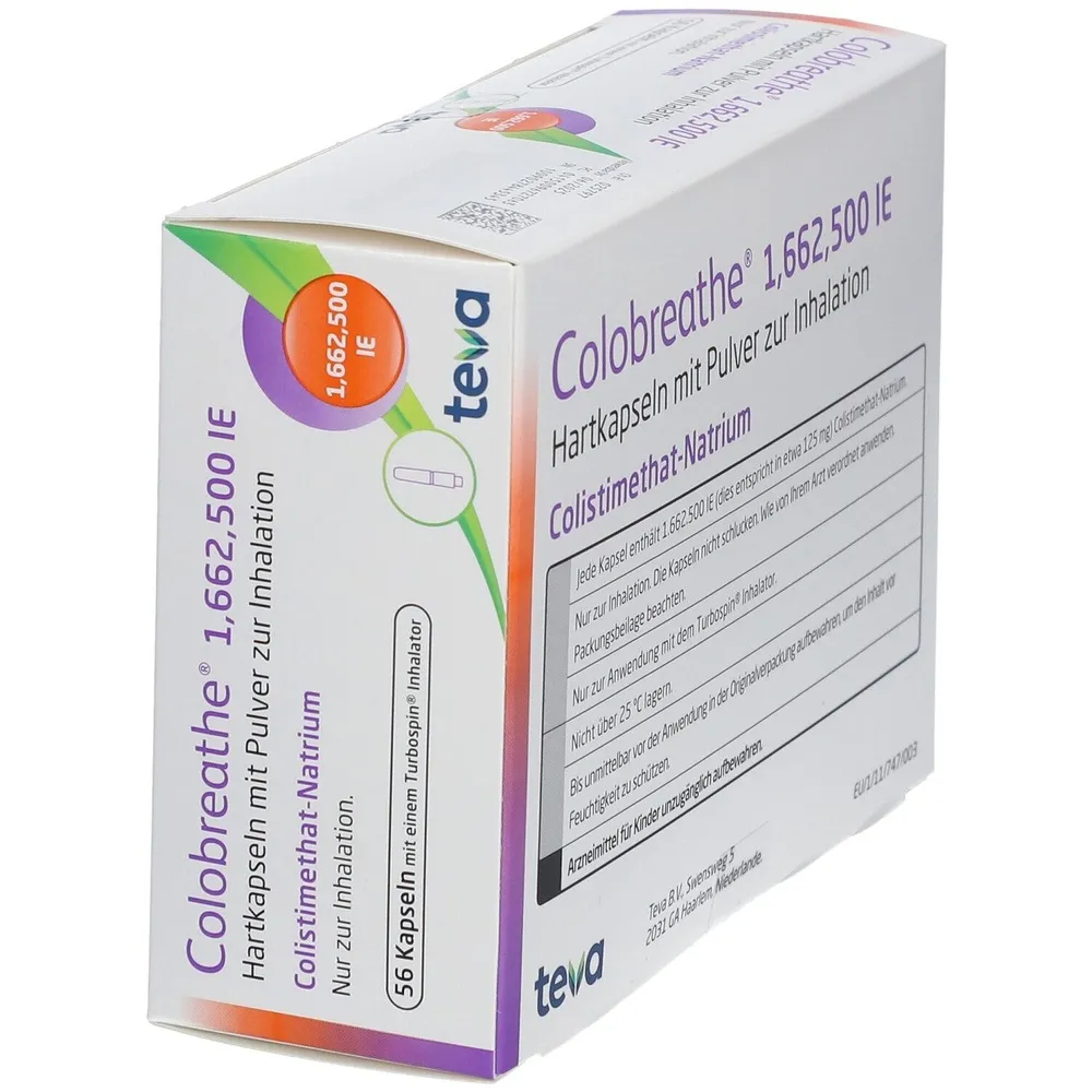 Colobreathe 1.662.500 UI polvere per inalazione, capsule rigide polvere per inalazione, in capsule rigide