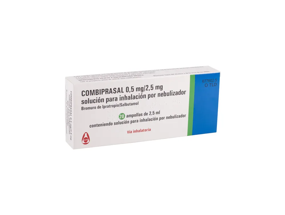 Combiprasal 0.5 mg/2.5 mg soluzione per inalazione mediante nebulizzatore soluzione per inalazione con nebulizzatore