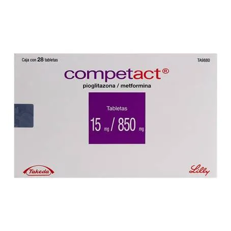 Competact 15 mg/850 mg compresse rivestite con film compresse, rivestite con film