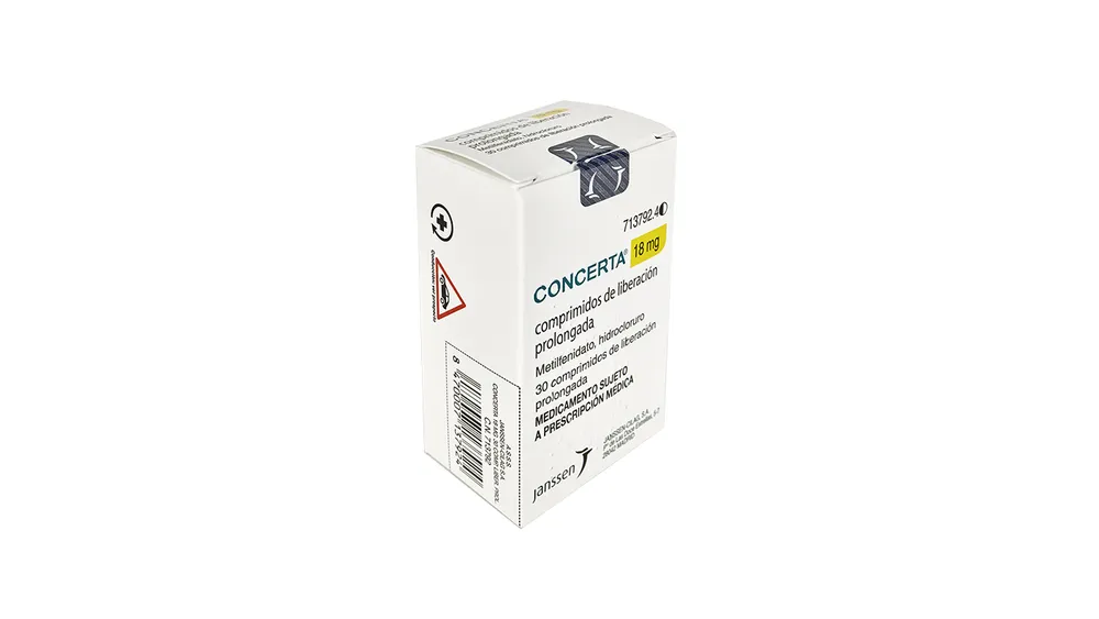 Concerta 18 mg prolonged-release tablets tablets, prolonged-release
