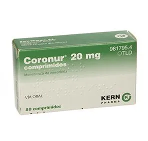 Coronur 20 mg tablets tablets