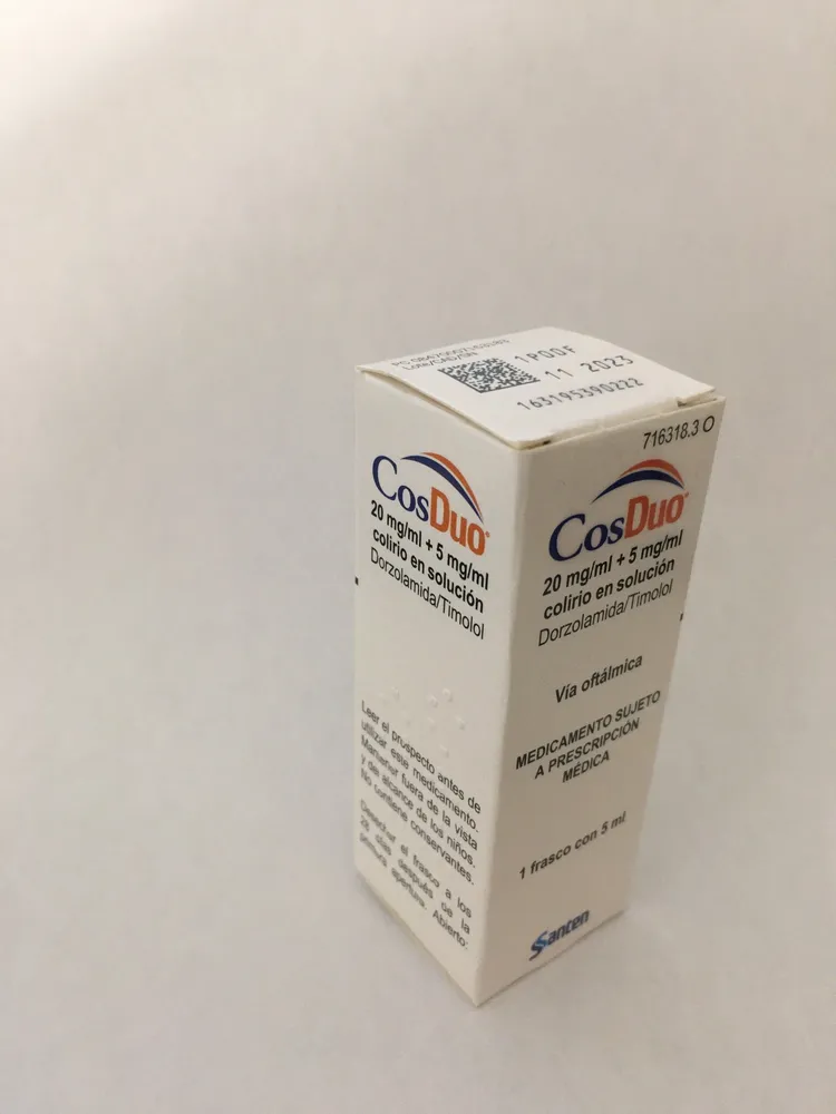 Cosduo 20 mg/ml + 5 mg/ml eye drops solution solution, ophthalmic