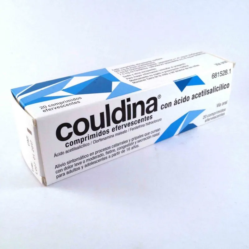 Couldina with acetylsalicylic acid effervescent tablets tablets, effervescent