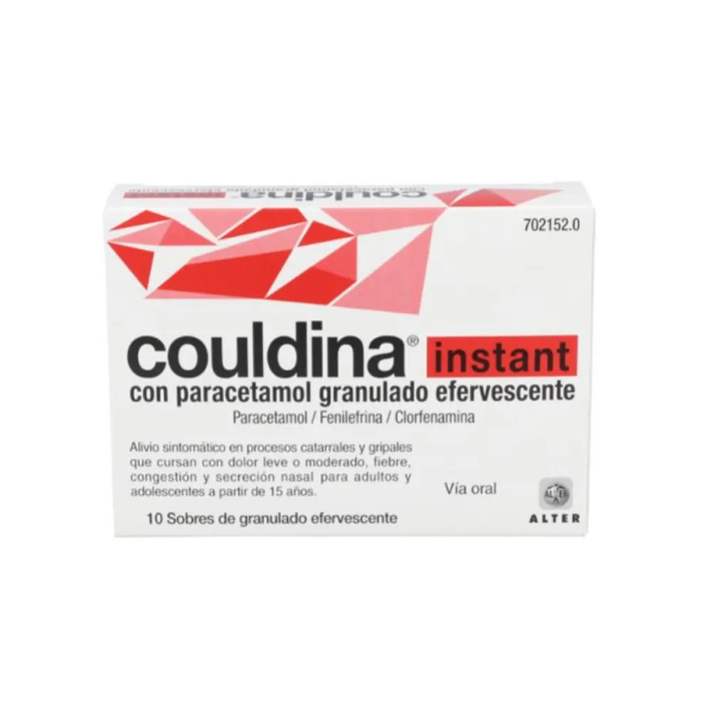 Couldina Instant with paracetamol effervescent granules granules, effervescent