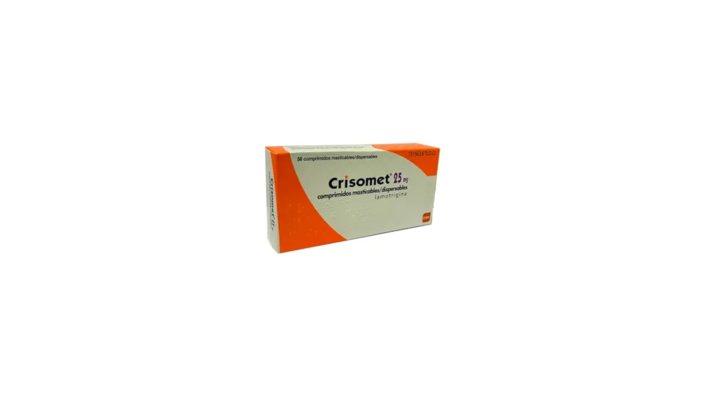 Crisomet 25 mg dispersible/ chewable tablets tablets, chewable and dispersible