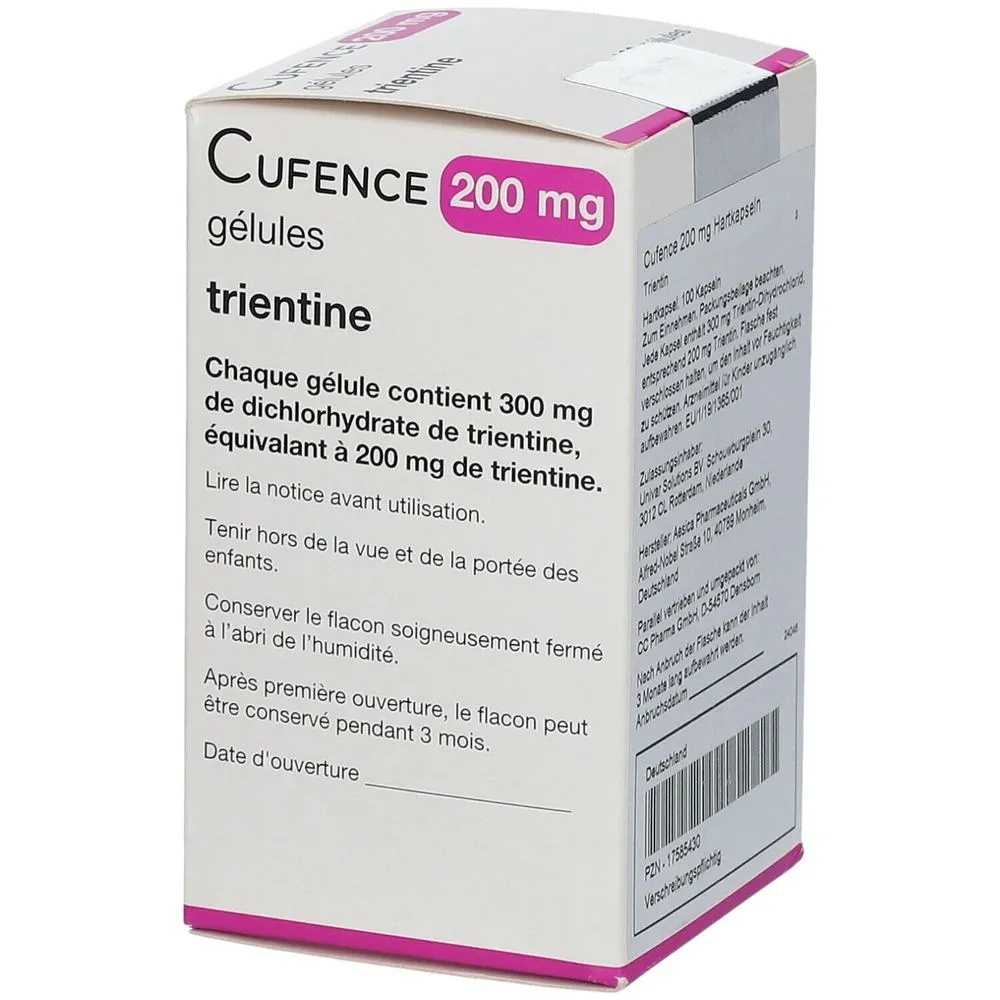 Cufence 200 mg hard capsules capsules, hard