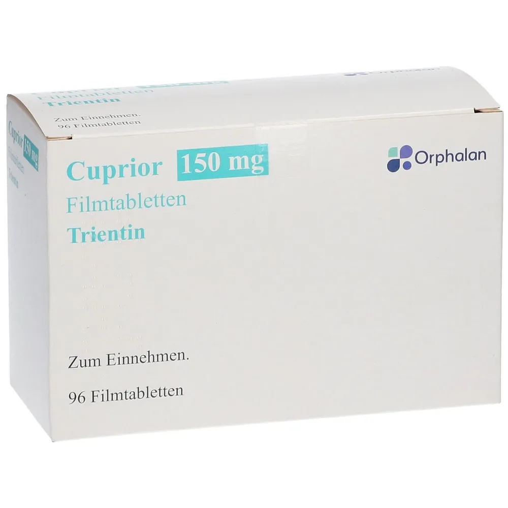 Cuprior 150 mg compresse rivestite con film compresse, rivestite con film