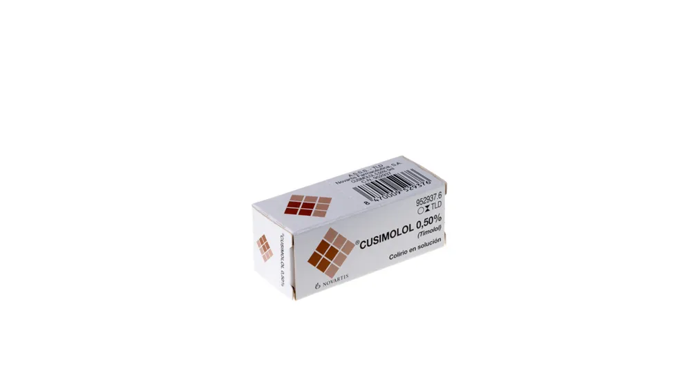 Cusimolol 5 mg/ml eye drops solution solution, ophthalmic