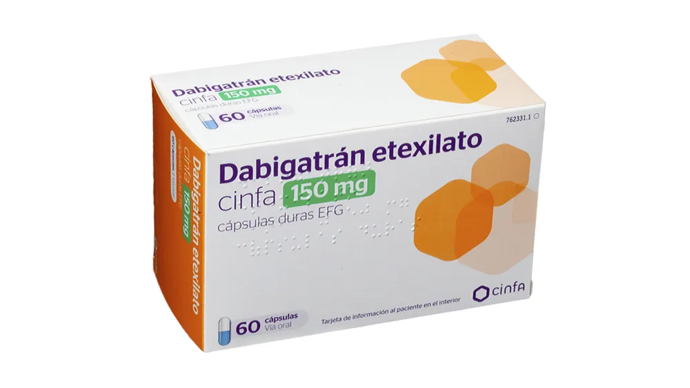 Dabigatrano etexilato Cinfa 150 mg capsule rigide EFG capsule, rigide