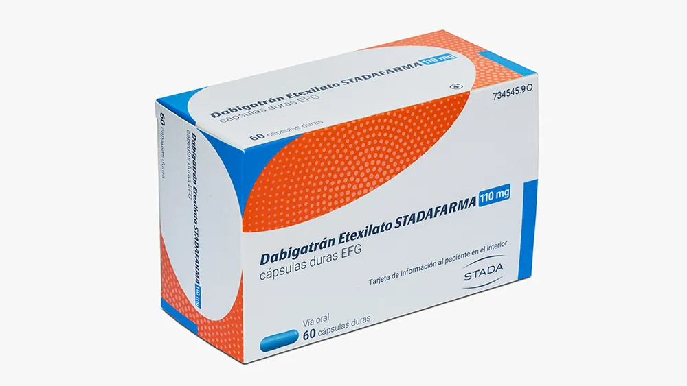 Dabigatrano etexilato Stadafarma 110 mg capsule rigide EFG capsule, rigide