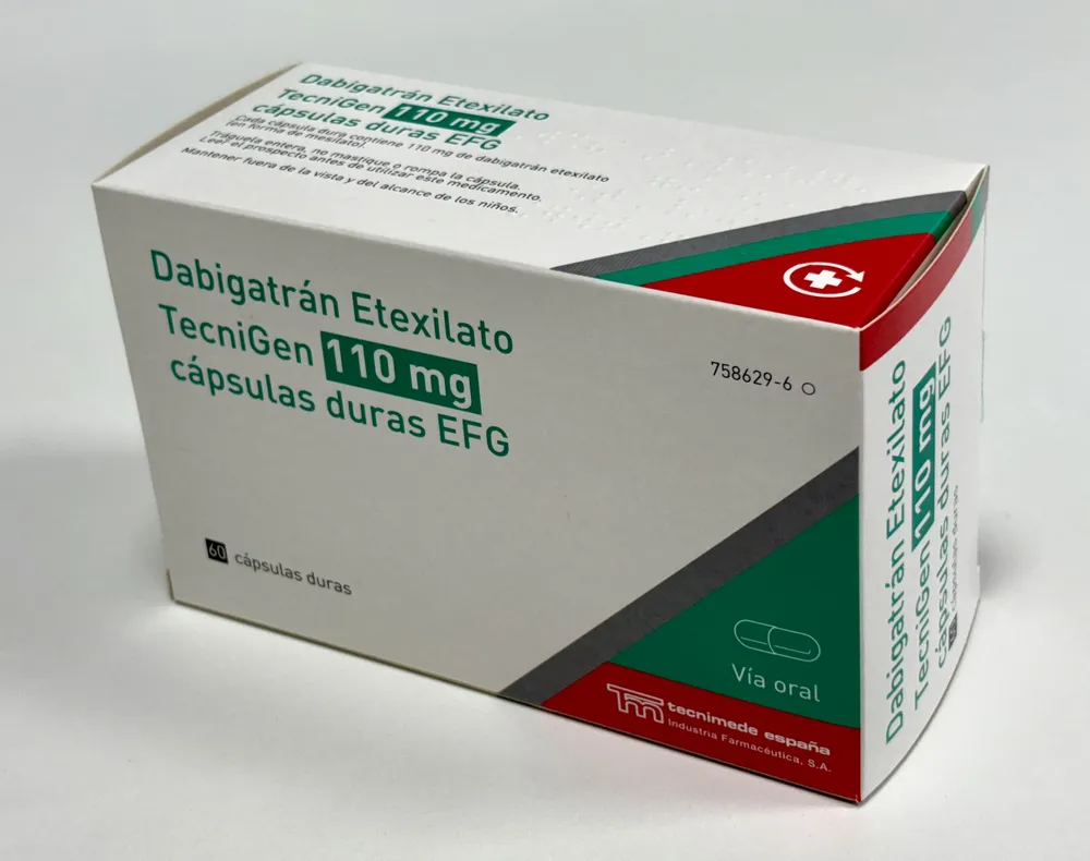 Dabigatrano etexilato Tecnigen 110 mg capsule rigide EFG capsule, rigide
