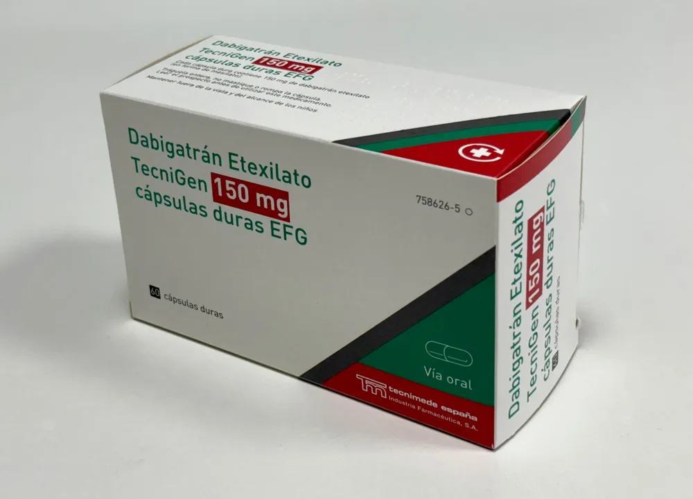 Dabigatran etexilate Tecnigen 150 mg hard capsules EFG capsules, hard