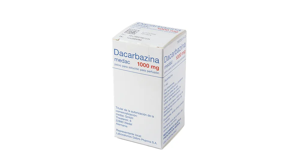 Dacarbazina Medac 1000 mg polvere per soluzione per infusione polvere per soluzione per infusione