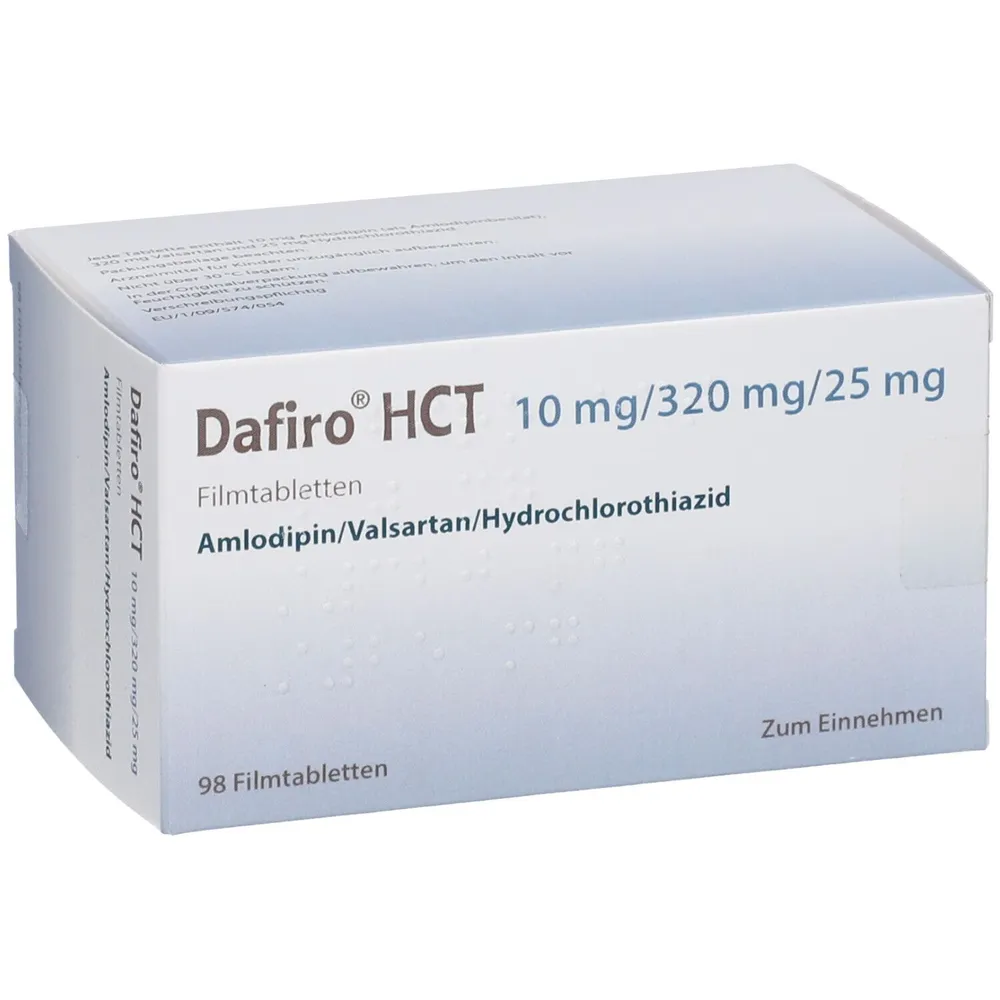 Dafiro HCT 10 mg/320 mg/25 mg film-coated tablets tablets, film-coated