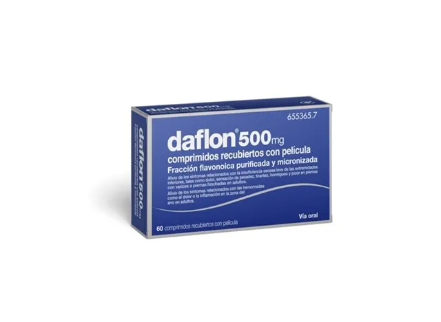 DAFLON 500 MG COMPRIMIDOS RECUBIERTOS CON PELÍCULA COMPRIMIDO RECUBIERTO
