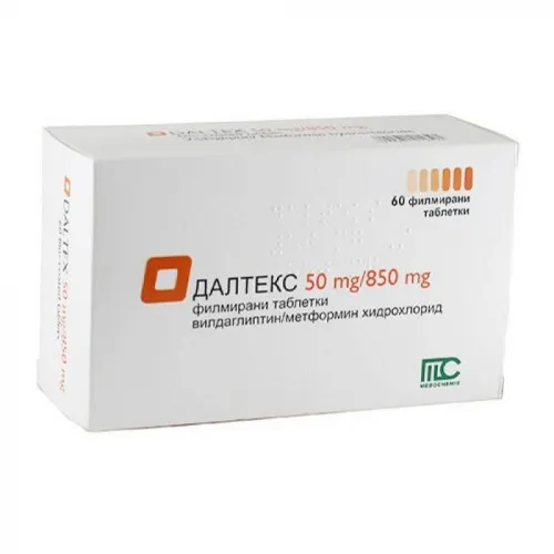 Daltex 50 mg/850 mg compresse rivestite con film EFG compresse, rivestite con film