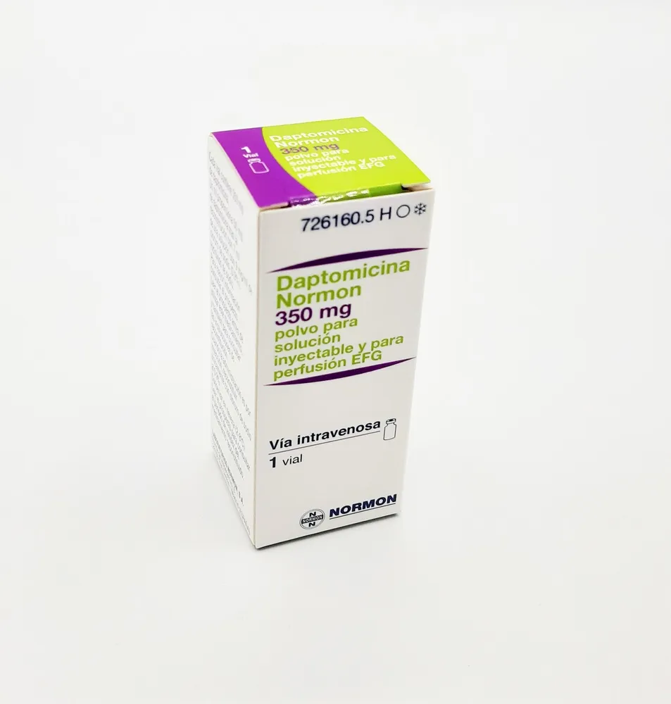 Daptomicina Hikma 350 mg polvere per soluzione iniettabile e per infusione EFG polvere per soluzione iniettabile e per perfusione
