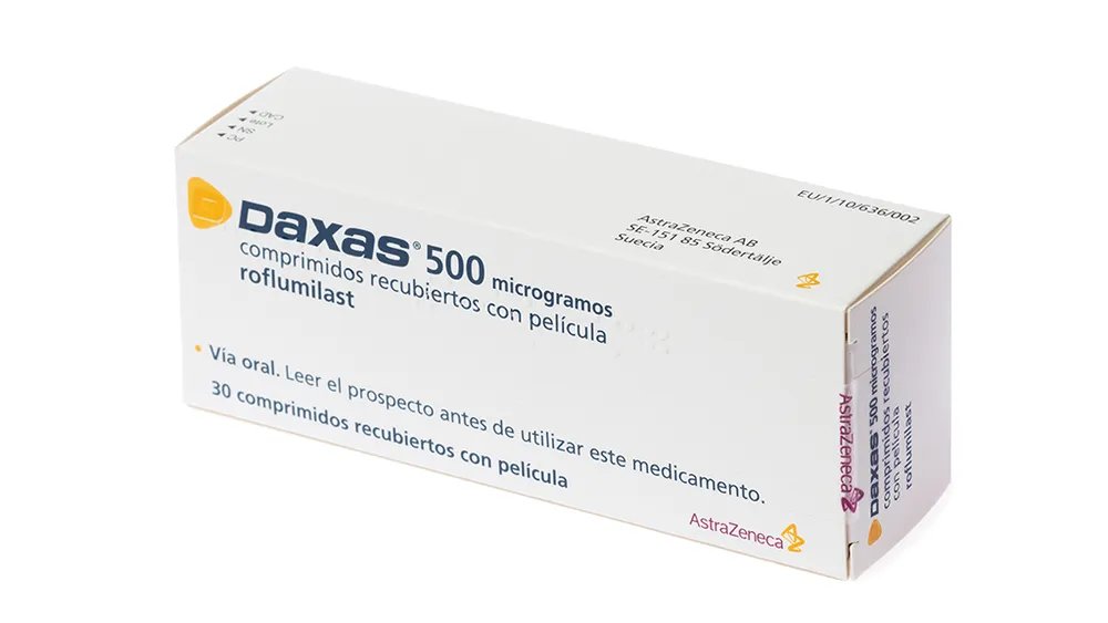 Daxas 500 microgrammi compresse rivestite con film compresse, rivestite con film