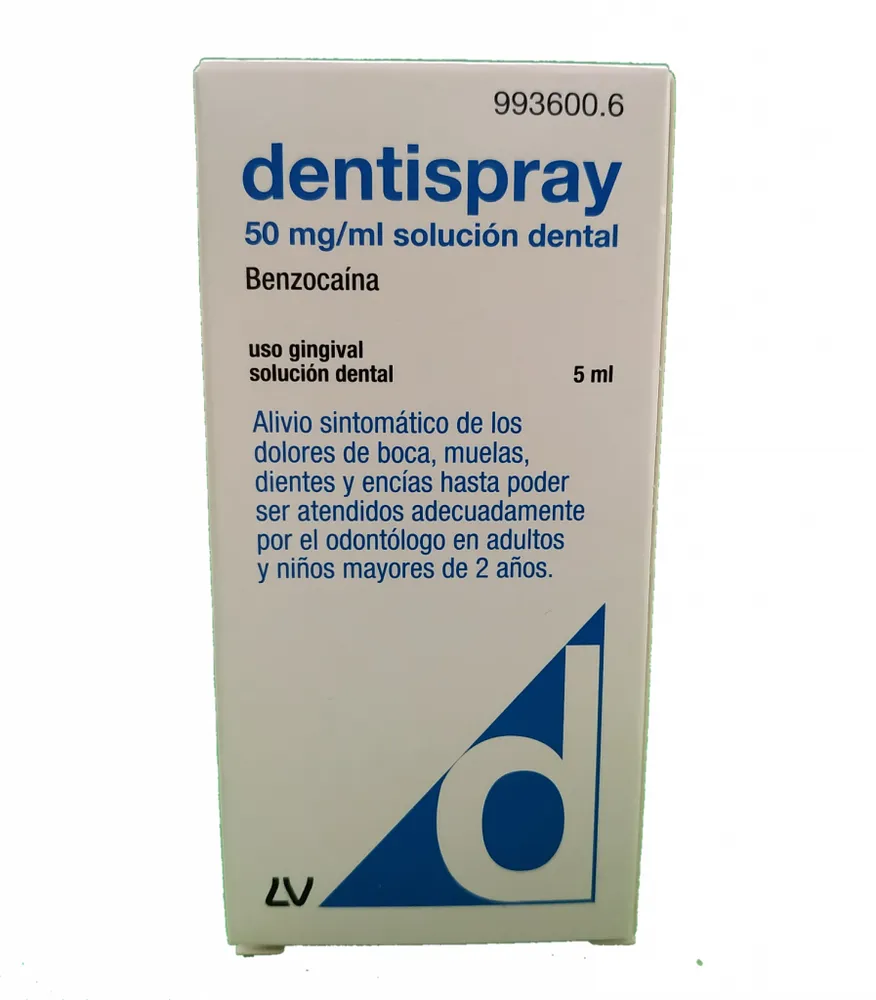 Dentispray 50 mg/ml dental solution solution, dental