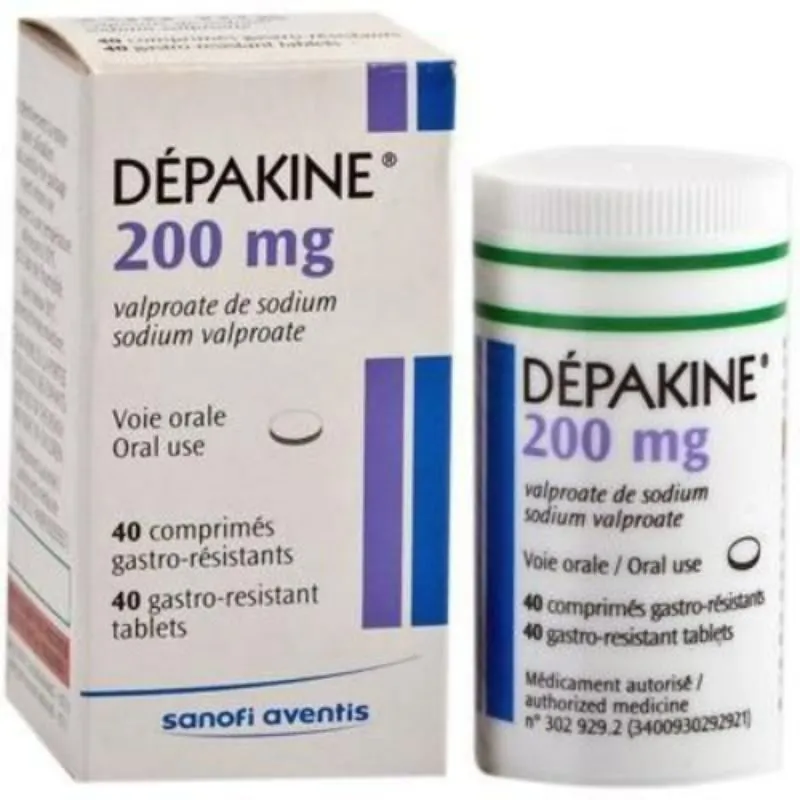 Depakine 200 mg gastro-resistant tablets tablets, enteric-coated