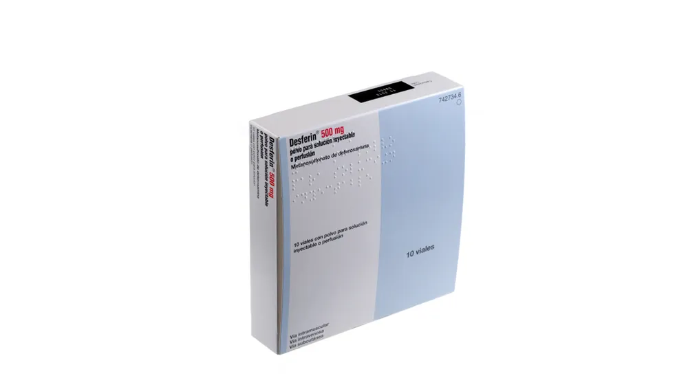 Desferin 500 mg powder for injection or infusion solution powder for injectable solution and for perfusion