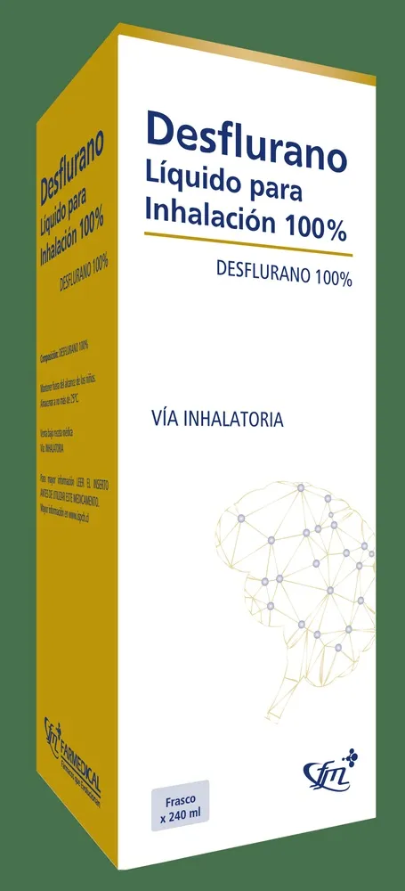 Desflurane Piramal 100% liquid for inhalation EFG solution, inhalation vapor