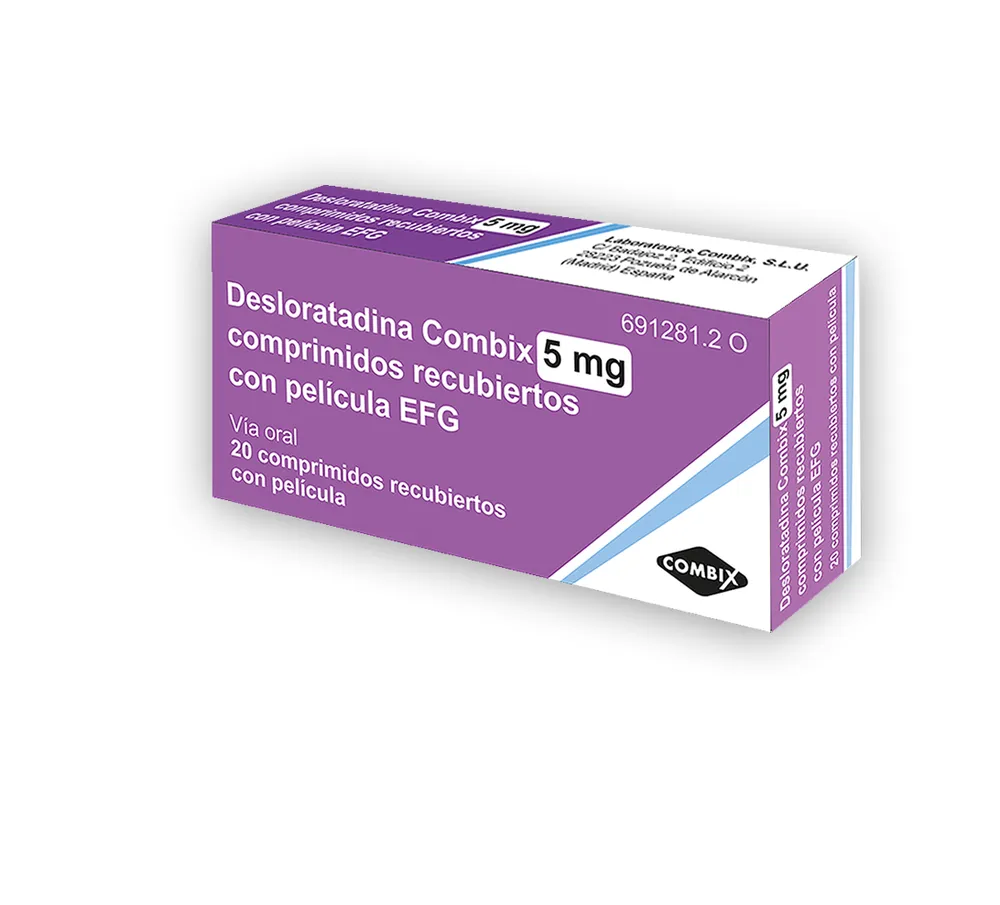 Desloratadine Combix 5 mg film-coated tablets EFG tablets, film-coated