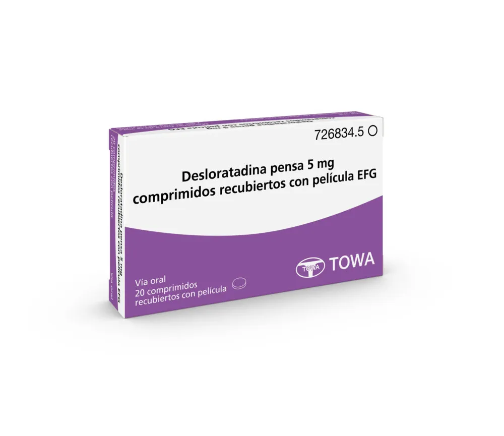 Desloratadine Pensa 5 mg film-coated tablets EFG tablets, film-coated