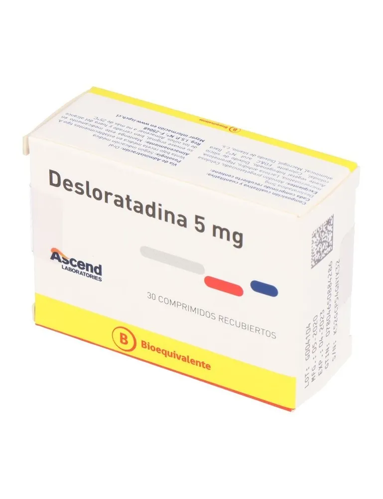 Desloratadine Qualigen 5 mg film-coated tablets EFG tablets, film-coated