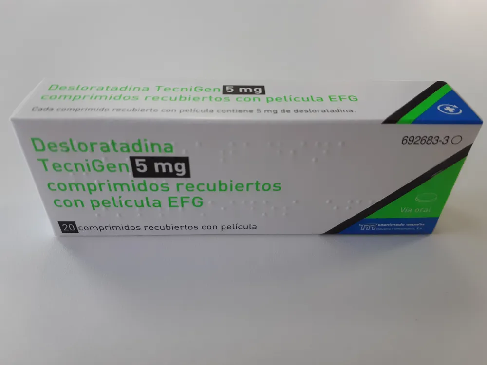 Desloratadine Tecnigen 5 mg film-coated tablets EFG tablets, film-coated