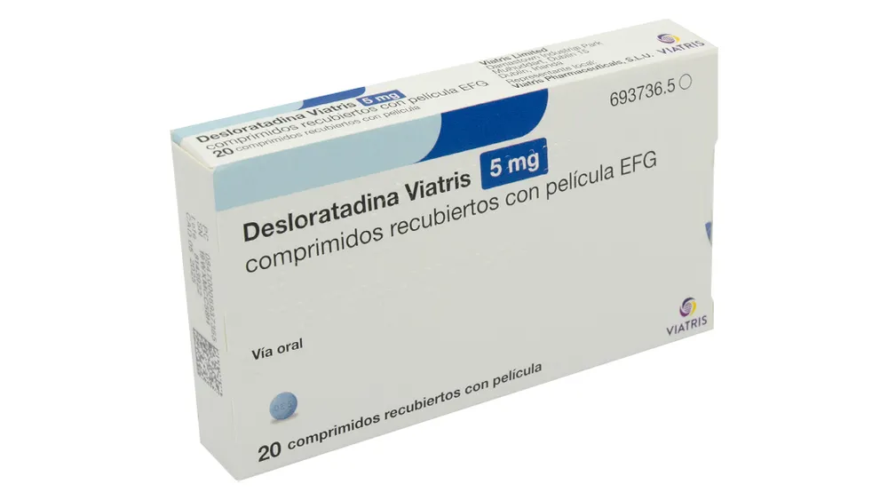 Desloratadine Viatris 5 mg film-coated tablets EFG tablets, film-coated