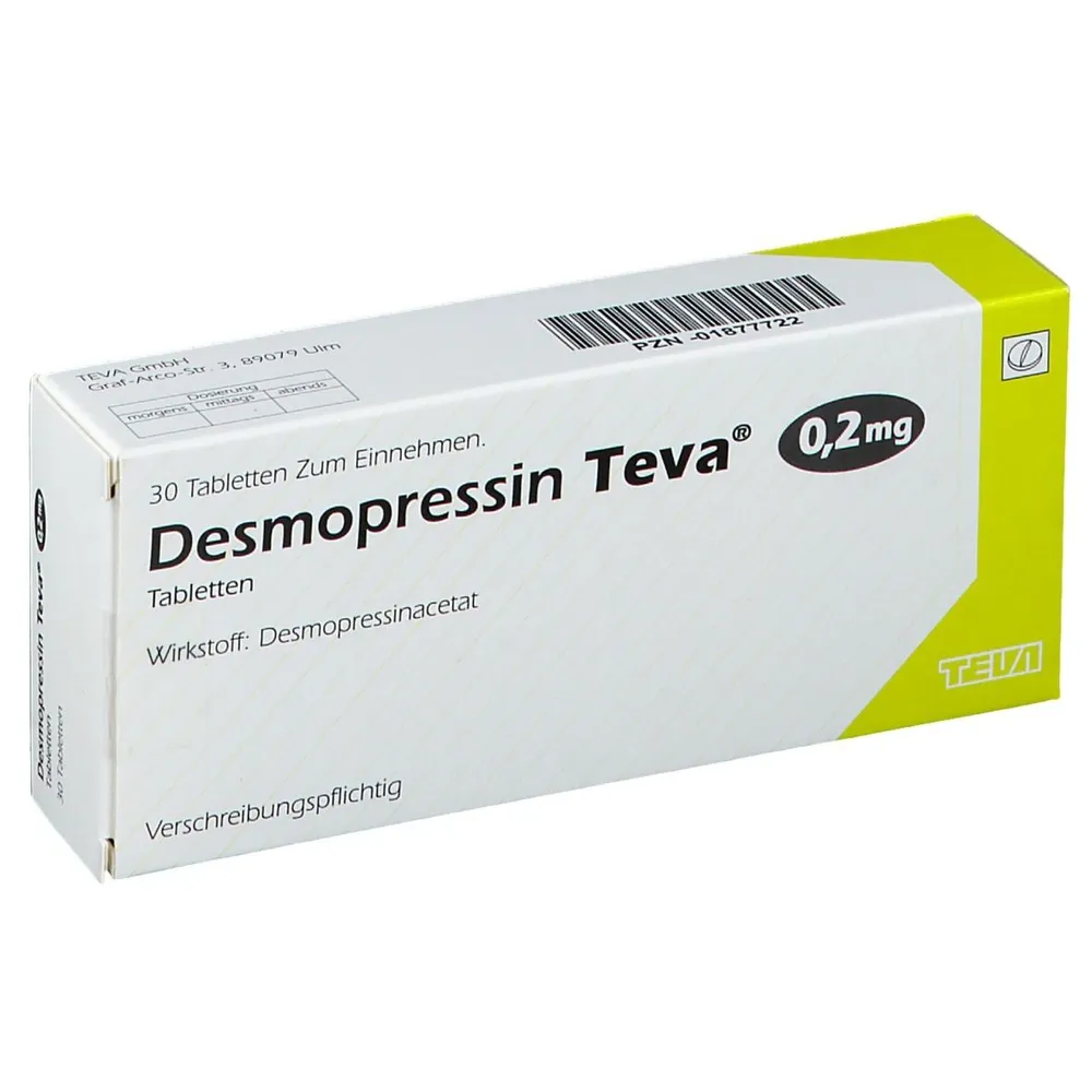 Desmopressina Teva 0,2 mg compresse EFG compresse