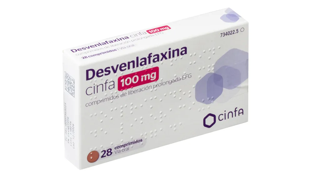 Desvenlafaxine Cinfa 100 mg prolonged-release tablets EFG tablets, prolonged-release
